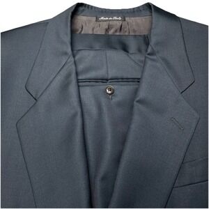 90s Pal Zileri Loro Piana Suit 2 Piece 42L (36x33 Cuffed) 2B0V Triple Pleated